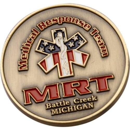 Creative double-sided baking commemorative coin manufacturers custom zinc alloy commemorative coins