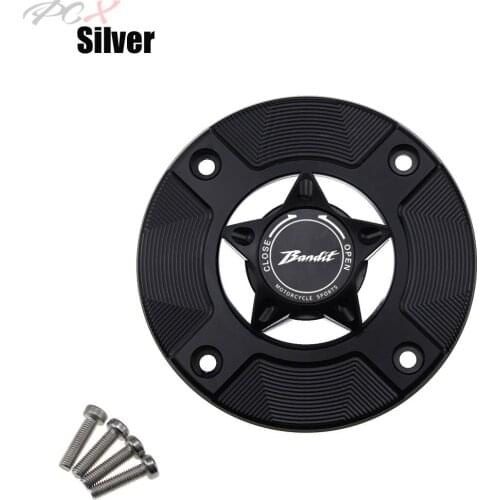 108mm Aluminum Motorcycle Fuel Tank Gas Cap Cover Keyless for Bandit GSF1200 GSF 1200 2001-2004 CNC Quick Release Cover
