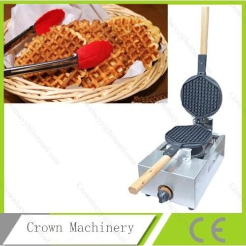LPG Gas Hexagon Shape Belgium Waffle maker machine