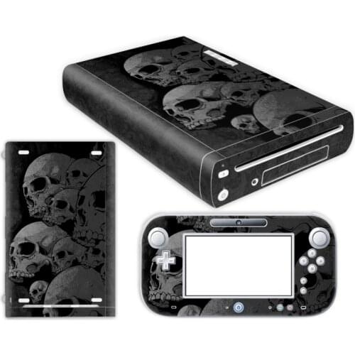 Cute designFor W ii U Console Cover with Remotes Con4roller Skins For Nintend w ii u sticker for w ii u skin