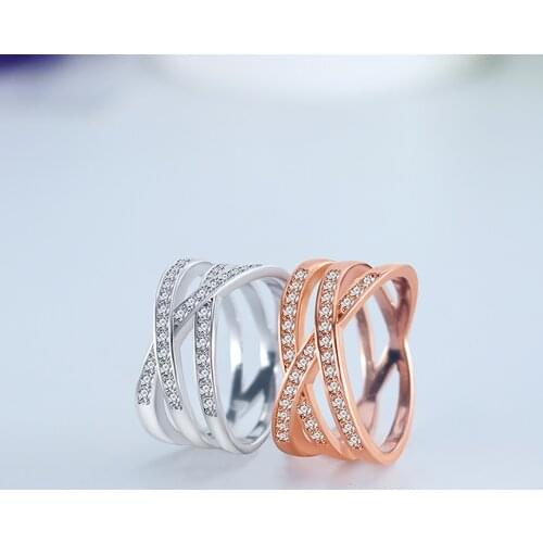 Trendy S925 Silver Rings Woman Diamond Bridal Sets party nose Fine Jewelry for Luxury Diamond Silver Silicone Rings for Women
