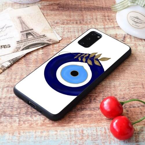 For Samsung Galaxy Evil Eye- Nazar Boncugu Soft TPU border Samsung Galaxy Case