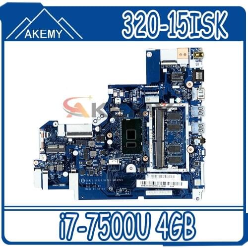 NM-B241 For Lenovo 320-15ISK 520-15ISK Laptop Motherboard i7-7500U 4GB DG421 DG521 DG721 NM-B241 100% Tested original work