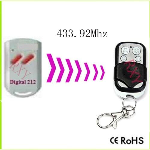 Marantec Digital 212 remote control 433.92mhz garage door Marantec 433mhz remote control with battery