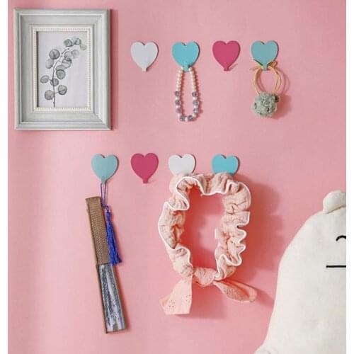 Ginmino self-adhesive Wall hook for Kitchen Bedroom Love Hooks for hanging Stainless Steelhooks Clothes hooks on the wall