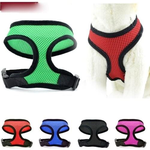 Dog Cat Harness and Leash for Training Adjustable Vest Mesh Breathable Harnesses Puppy Collar Cat Pet Dog Chest Strap