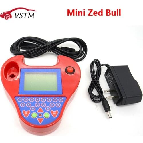 Super Mini Version smart Zed Bull Transponder Clone Key Programmer Tool mini ZedBull Black Color No Tokens Limitation ZED-BULL