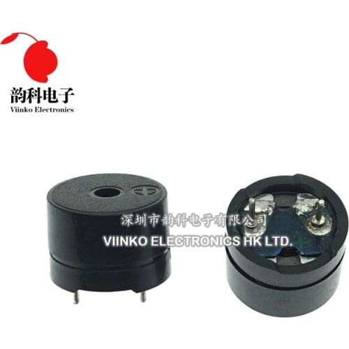 10pcs Universal passive buzzer 12805 AC / 2KHz 3V 5V 12V Universal electromagnetic impedance 16 ohms