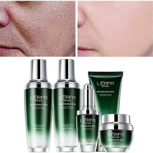 Moisturizing Five-piece Set Nourish Brighten Lock Water Beauty Deep Sea Seaweed Bimolecular Hyaluronic Acid Facial Skin Care Kit