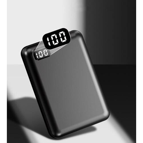 10000mAh Mini Power Bank 2.1A FAST Charging External Battery Power Bank Battery For iPhone Huawei Xiaomi Powerbank