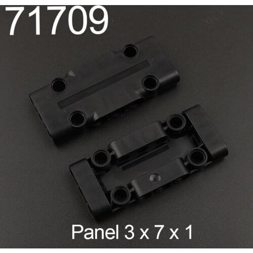 2PCS 71709 High-tech Panel 3 x 7 x 1 Building Block Bricks Accessories Parts MOC DIY Education Build Toys