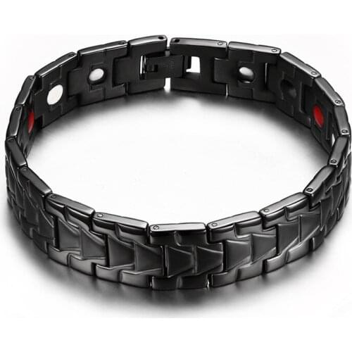 Healthy Magnetic Bracelet Power Therapy Germanium Bracelets Bangles for EMF Protection-Men Women Health Care Charm Jewelry