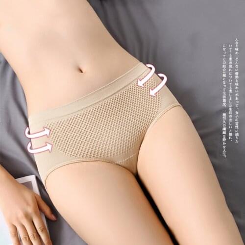 ZJX Sexy Padded Panties Seamless Bottom Panties Slimming Lingerie Women Underwear Breathable Cotton Ladies Butt Lift Briefs