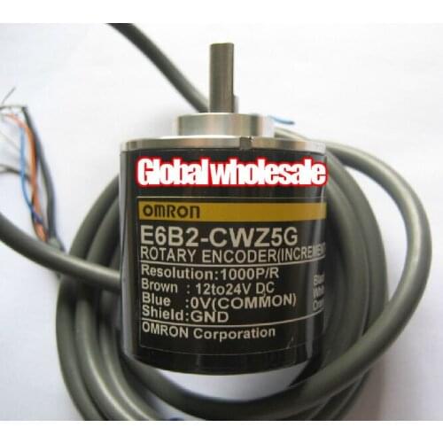1pcs E6B2-CWZ5G 1000P/R encoder for Omron / 1000 line incremental rotary encoder / ABZ 3-phase encoder