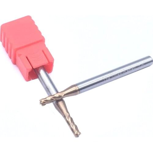 1PCS HRC60 4F 2.5XD4X50L End Mill CNC Lathe Flat Bottom Four Blade Tungsten Steel solide Carbide Endmills