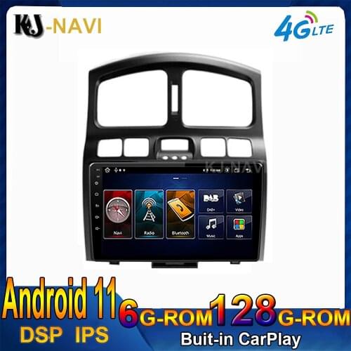 Android 11 For Hyundai Santa Fe SM 2000 - 2012 For JAC S1 (Rein) 1 2007 - 2013 Car Player Radio Navigation Multimedia Video GPS