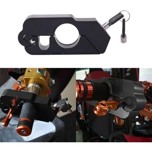Motorcycle Grip Lock Security Send Handset Lock Fit Scooter Atv Dirt Street Bikes Anti theft