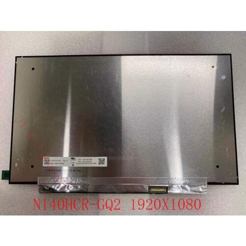 14.0 " N140HCR-GQ2 Rev.C1 N140HCR GQ2 For HP Laptop LCD Display Screen digital Matrix EDP 40Pins FHD 1920X1080 FRU:5D10V82344