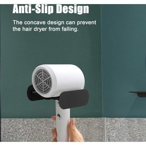 Hair Dryer Holder Rack Organizer Wall Mounted Hair Straightener Holder Storage Rack Bathroom Shelf Storage Rack Accessories