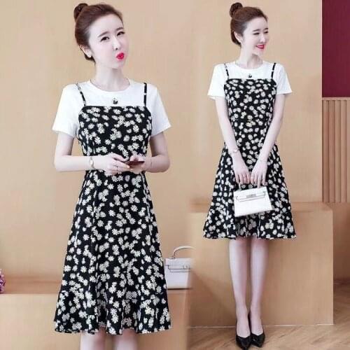 ICCLEK Summer Dresses With Flounces