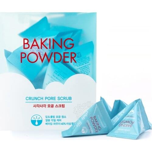 Korea BAKING POWDER exfoliating face facial scrub deep facial cleanser tighten pores remove blackheads