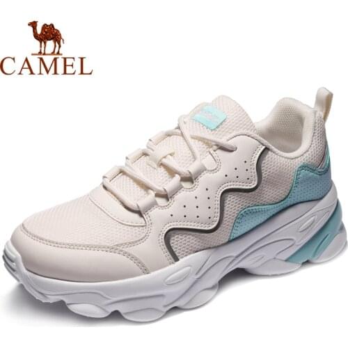 CAMEL Sports Shoes Women Men Shoes Womens Sneakers Summer Fashion Thick Sole Breathable Mesh Casual Sports Shoes Running Shoes