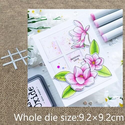 XLDesign Craft Metal Cutting Dies stencil mold Tic Tac Toe decoration scrapbook Album Paper Card Craft Embossing die cuts