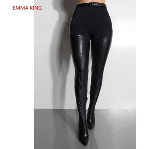 Fashion Winter Boots Women Belted Thigh High Waist Over The Knee Boots Women Sexy Leather Popular trendy Thigh High Long Boots
