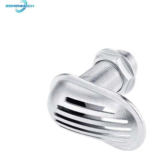 Marine Hardware 316 Stainless Steel Boat Intake Strainer Thread Thru-Hull Pump Hose Fitting Water Outlet Hose Pipe Accessories