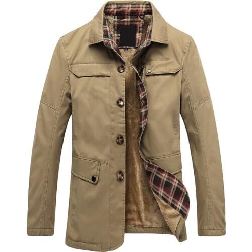 2019 Spring Autumn Men Casual Jacket Business Polyester Outwear Men