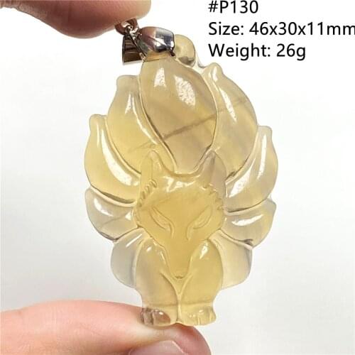 Natural Colorful Fluorite Pendant Fox Crafted Jewelry For Women Men Quartz Gift Crystal 46x30x11mm Beads Silver Gemstone AAAAA