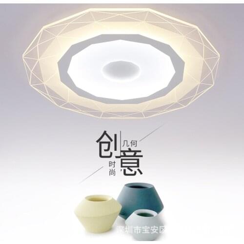 Nordic led panel lights living room decoration light ceiling chandelier ceiling Ceiling Lamp Fixtures AC85-265V balcony porch r