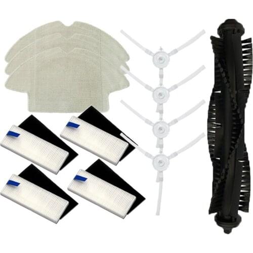 Replacement Hepa Filter For 360 S6 Sweeping Robot Vacuum Cleaner main roller brush Side Brushes mop cloths Parts Accessories
