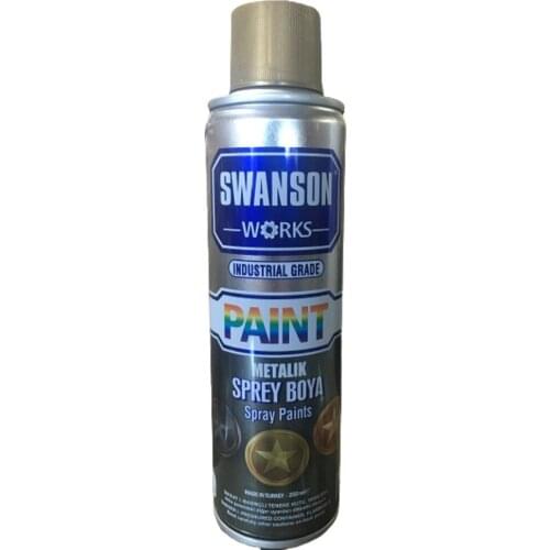 Swanson Works Metallic Spray Paint Silver 400 ML