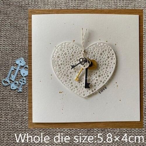 XLDesign Craft Metal Cutting Dies stencil mold key accessories decoration scrapbook Album Paper Card Craft Embossing die cuts