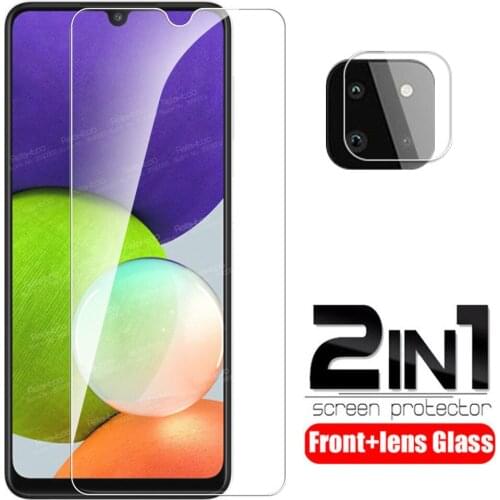 A22 4G Glass Camera Tempered Glass For Samsung Galaxy A 22 22A 2021 SM-A225F 6.4" Screen Protector Cover Protective Phone Film