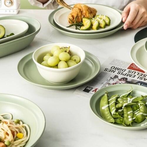 Western Food Plate Service De Table Assiette Utensilios De Cocina Household Wind Plate Candy Cake Creative Personality Net Red