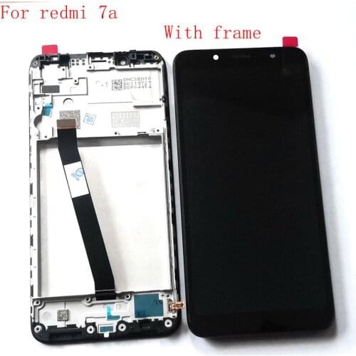 For Xiaomi redmi 7a redmi7A Lcd Screen Display Touch Glass DIgitizer Frame Replacement Parts redmi7a lcd M1903C3EG
