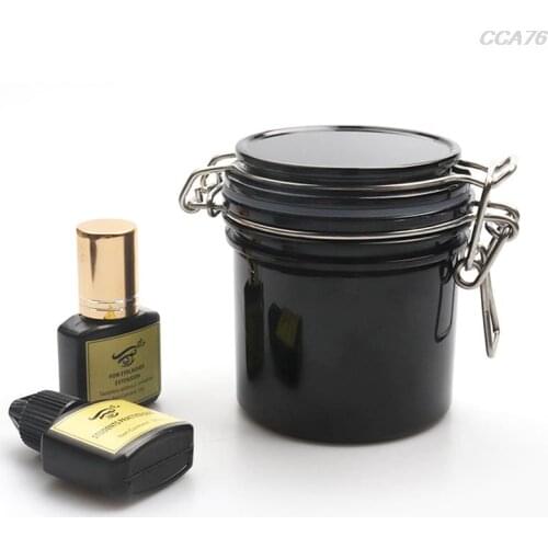 1pc Eyelash Glue Storage Tank Container Adhesive Stand Activated Carbon Sealed