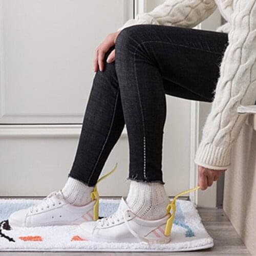 1PC Lazy Shoe Helper Unisex Wear Shoe Horn Helper Shoehorn Shoe Easy on and off Shoe Sturdy Slip Aid Tool Shoe Horn Shoe Lifter