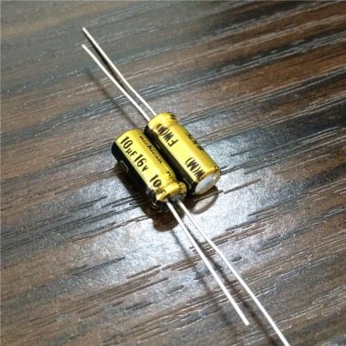 10pcs 10uF 16V NICHICON FW Series 5x11mm 16V10uF Audio Aluminum Electrolytic Capacitor Top Grade