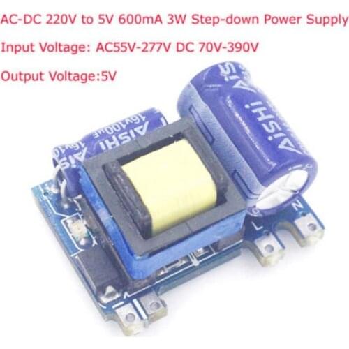 AC-DC 220V to 5V 600mA 3W Step-down Buck Power Supply Module Isolated switching power supply X442