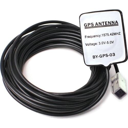 Superbat Car RV GPS Navigation Antenna for Mercedes Command Alpine GT5-1S HRS GT5-1S Plug 1575.42MHz Aerial Siganal Booster 3M
