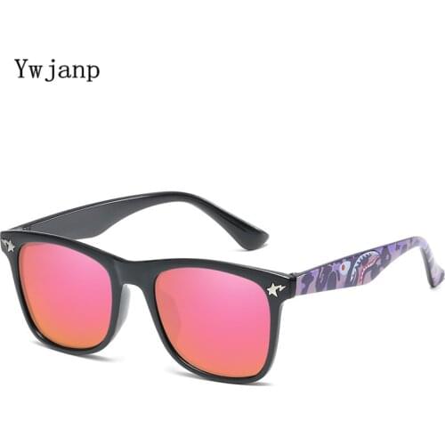 Ywjanp Brand design Kids Sunglasses Boys Baby sunglasses Girls Children Glasses Camouflage Sun Glasses For Boys Gafas De Sol