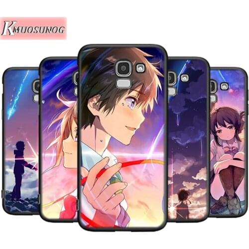Anime Your Name For Samsung Galaxy J8 J7 J6 J5 J4 J3 J2 Core Duo Prime Plus Star 2016 2017 2018 Soft Phone Case