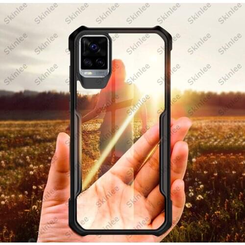 Skinlee For VIVO V20 Case Official Original Shockproof Clear With Soft Frame Airbag Cover For vivo V20 Pro 5G