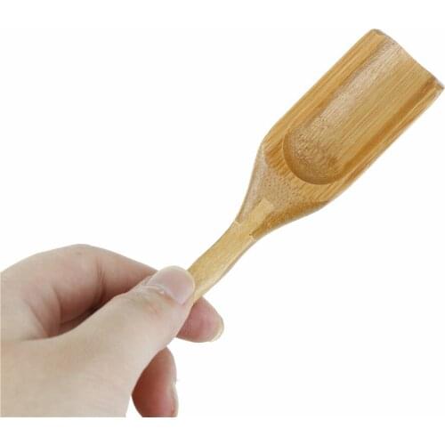 Wooden Flavoring Bamboo Spoon Coffee Tea Cooking Dining Utensil Retro Tea Spoon Home Accessories