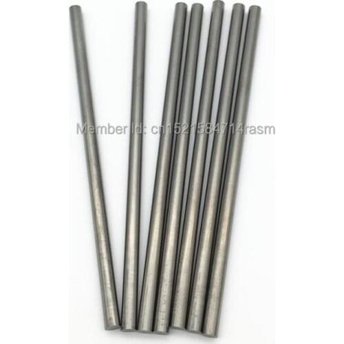 KLOT 10pcs TUNGSTEN Solid Carbide Round Rod 0.5mm-3mm X 100mm Lathe Bar CNC HRC50