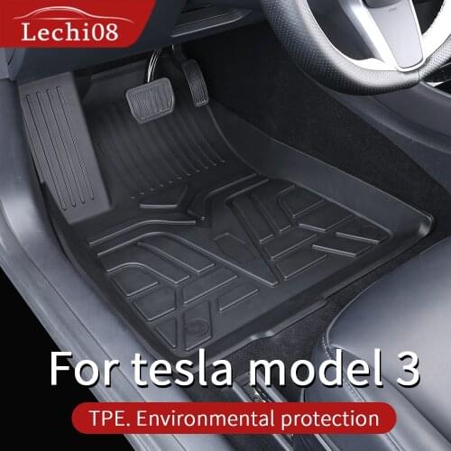 TPE floor mat For tesla model 3 floor mats Tesla model 3 accessories model 3 tesla three tesla model 3 /accessoires model3