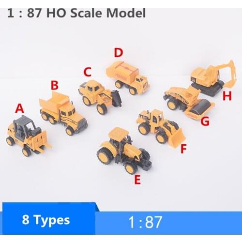 Creative 8Types 1:87 Building Model Alloy Engineering Truck Vehicle Model